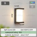 LED Outdoor Wall Light Modern Indoor Home Waterproof IP65 Courtyard Light Porch Light Balcony Wall Light Park Decorative Light