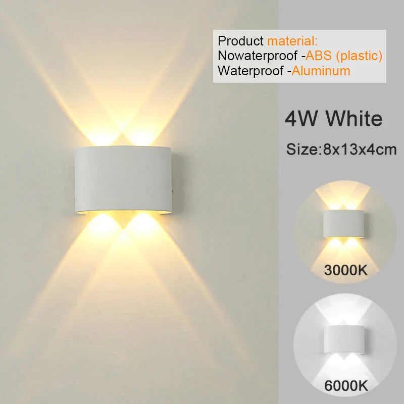 Up-Down LED Wall Sconce — Indoor & Outdoor