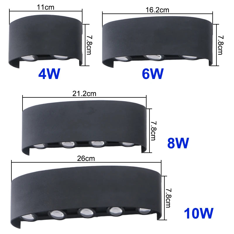 IP65 Waterproof Outdoor LED Wall Lamp