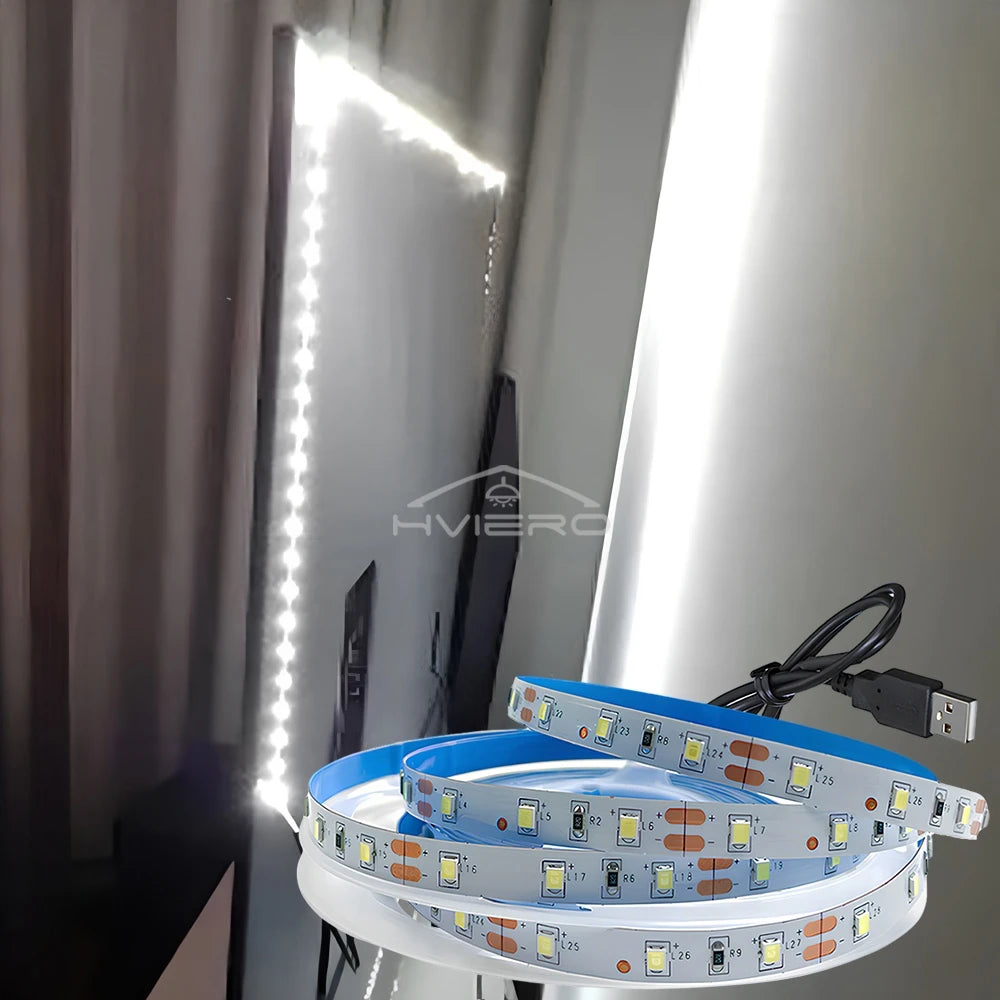 LED Light Strips 2835 Decoration Lighting Infrared Remote Controller Ribbon Lamp USB 5V Festival Party Bedroom BackLight Lamps