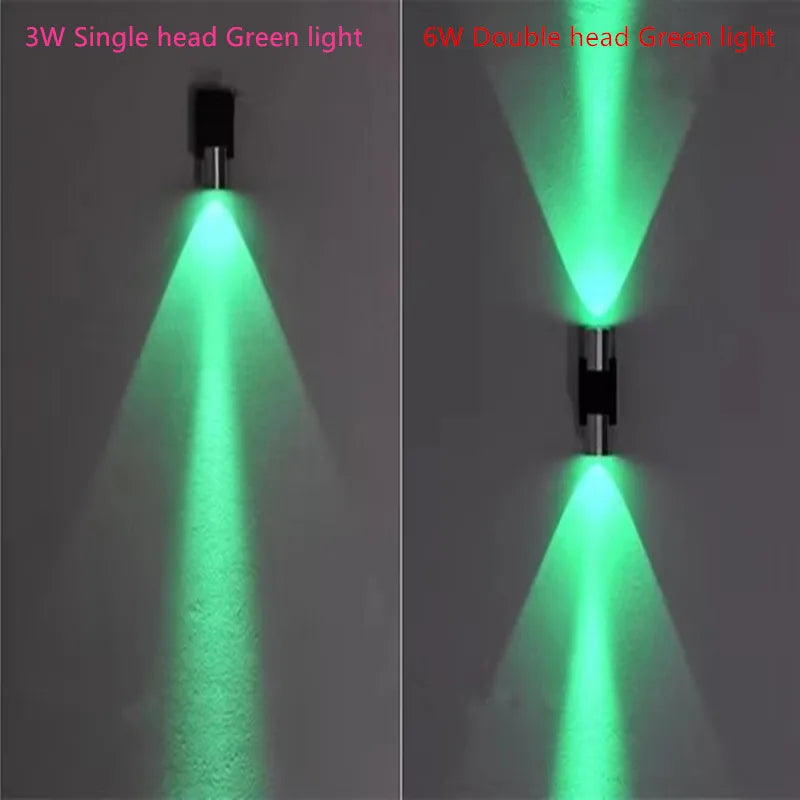 Indoor LED wall lamp 3W 6W aluminum lighting bedroom living room decoration corridor bar KTV lamp corridor wall lamp A85-265V
