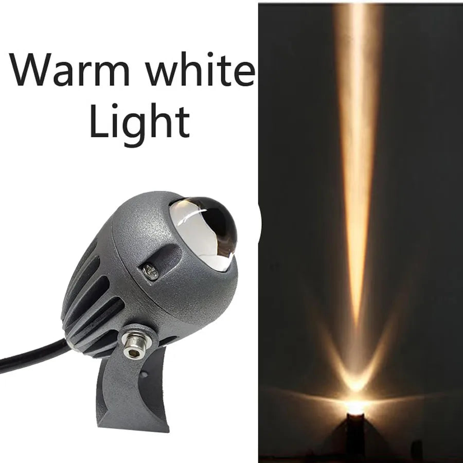 Outdoor LED Wall spotlight 9W 12W 220V Landscape Lighting Green Red Blue Wall light IP66 Waterproof one beam lights