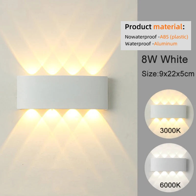 Up-Down LED Wall Sconce — Indoor & Outdoor