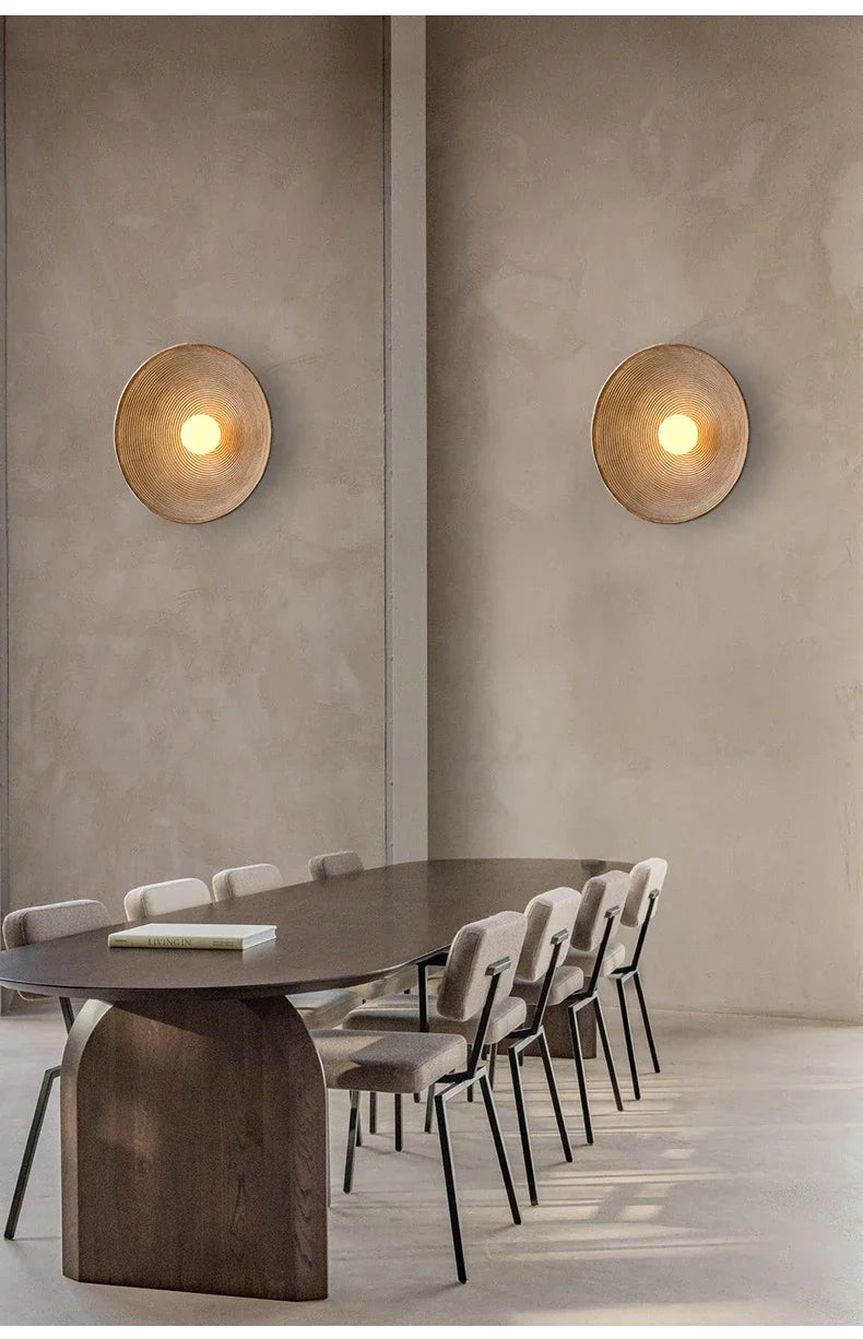 Indoor wall lamp.Retro style.Bedroom bedside lamp.Kitchen, study, balcony, corridor decoration.Resin material.Home lighting