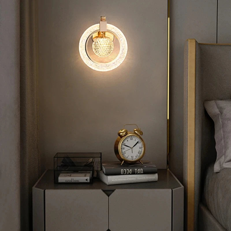 LED Wall Light Indoor Lighting Home Decoration Living Room Study Aisle Stair Corridor Bedroom Bedside Nordic Luxury Wall Sconce