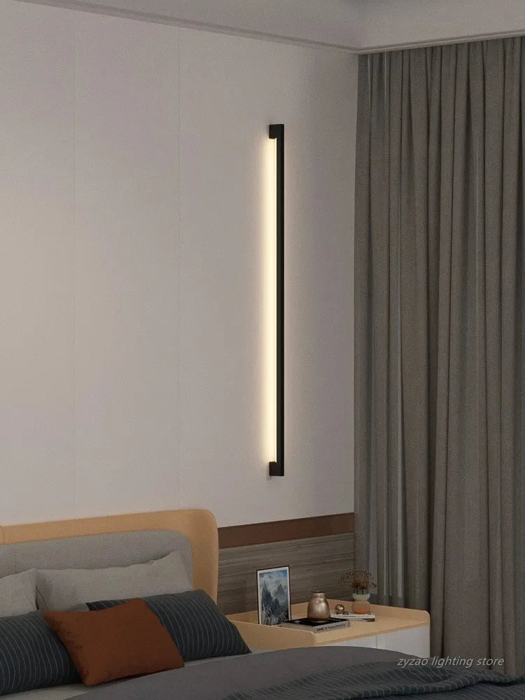 Indoor Atmosphere Handle Wall Lamp Creative LED Strip Linear Lamp Modern Simple Nordic Living Room Decor Wall Lights