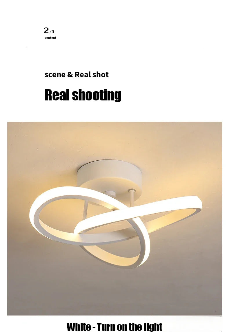 Modern LED Ceiling Light Corridor Lighting Fixture Minimalist Line Lamps Aisle Entryway Staircase Corner Indoor lighting