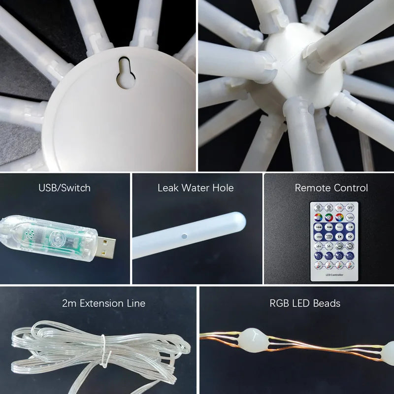 RGB Smart LED Atmosphere Lamp with Remote