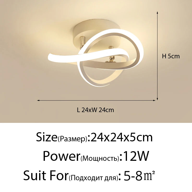 Nordic Minimalist LED Ceiling Light