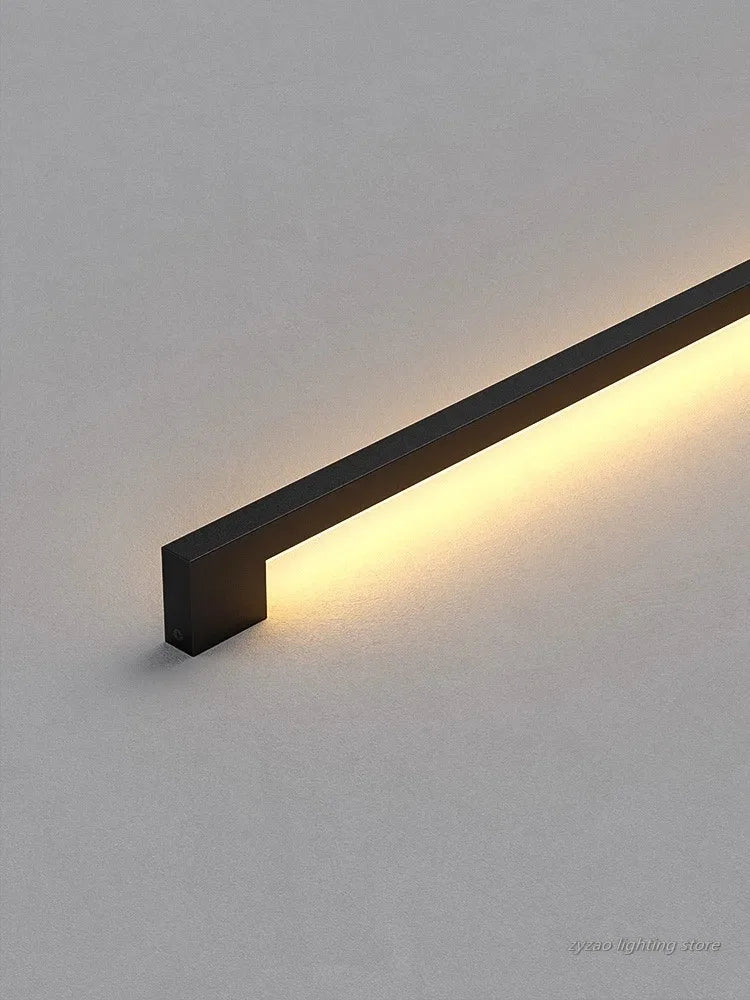 Indoor Atmosphere Handle Wall Lamp Creative LED Strip Linear Lamp Modern Simple Nordic Living Room Decor Wall Lights