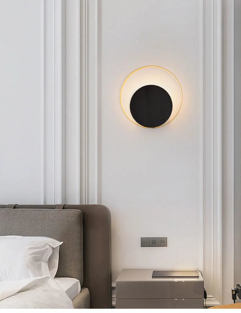 Indoor LED Wall Lamp Living Room Decoration Wall Light Home Lighting Fixture Round Loft Stair Bedroom Bedside Lights AC90-260V