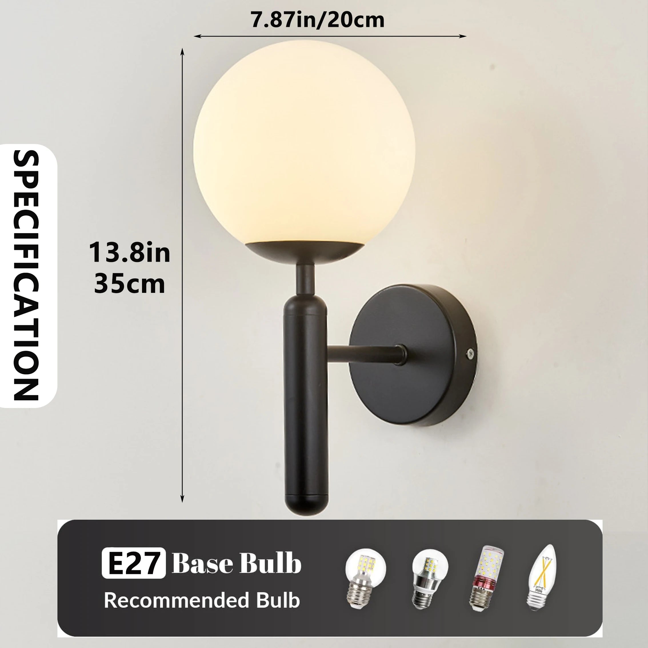 Modern Indoor LED Wall Light Fixture