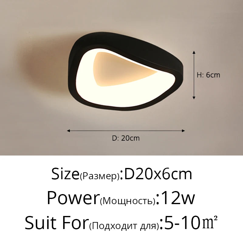 LED Cloakroom Minimalist Ceiling Light Indoor Lighting For Corridor Hallway Cloakroom Entrance Balcony Decorate Luster Lights