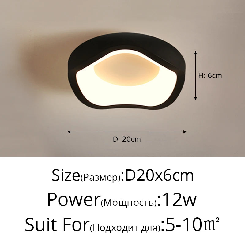 LED Cloakroom Minimalist Ceiling Light Indoor Lighting For Corridor Hallway Cloakroom Entrance Balcony Decorate Luster Lights
