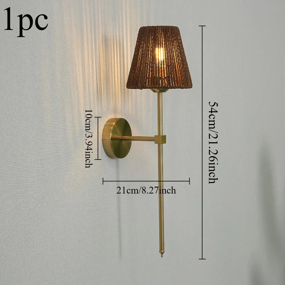 Nordic Minimalist Fabric Shade Wall Sconce