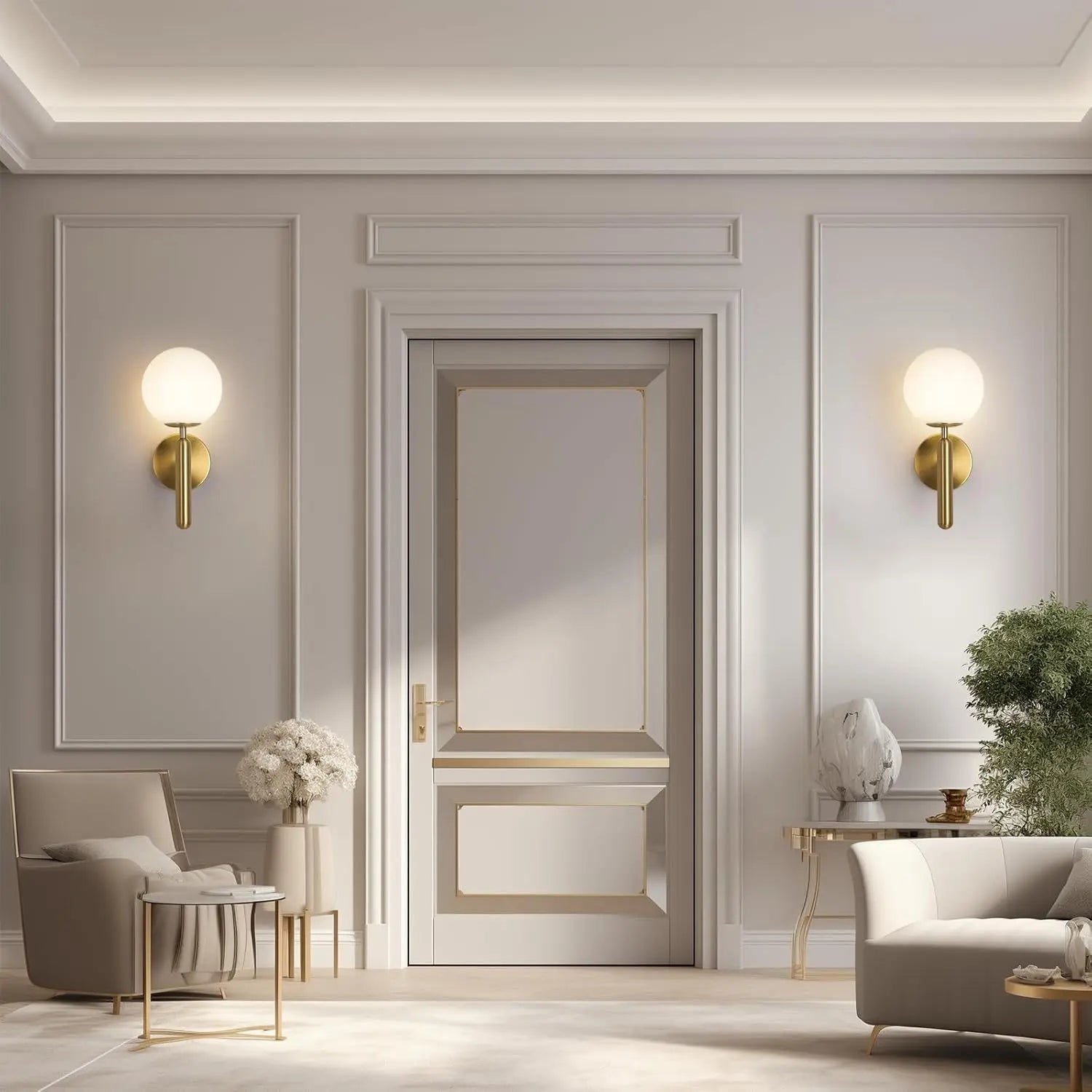 Modern Indoor LED Wall Light Fixture