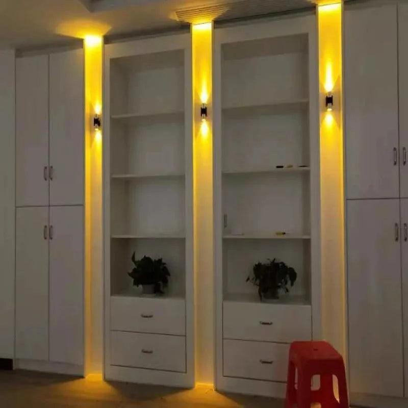 Indoor LED wall lamp 3W 6W aluminum lighting bedroom living room decoration corridor bar KTV lamp corridor wall lamp A85-265V