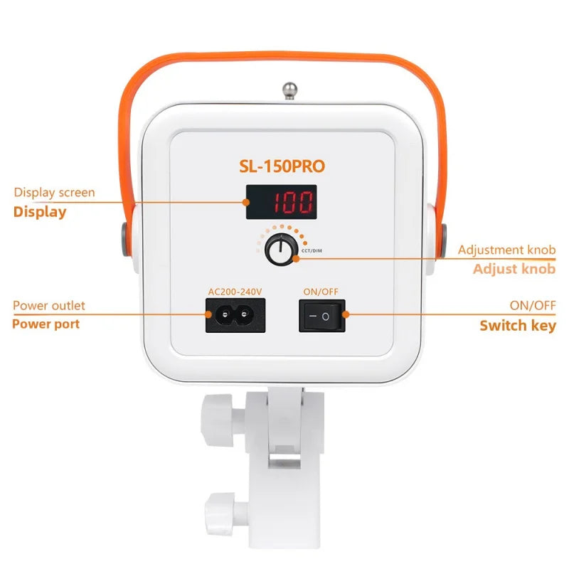 150W Tri-Color LED Photography & Streaming Light