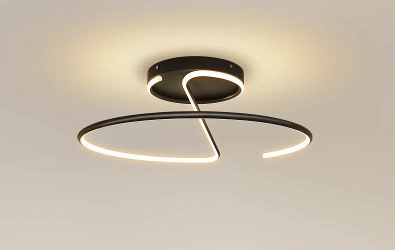 Living Room Lamp LED Chandeliers Indoor Lighting Light Fixture Kitchen Lustre Lamps White Chrome Lamp Fixture Home Decor
