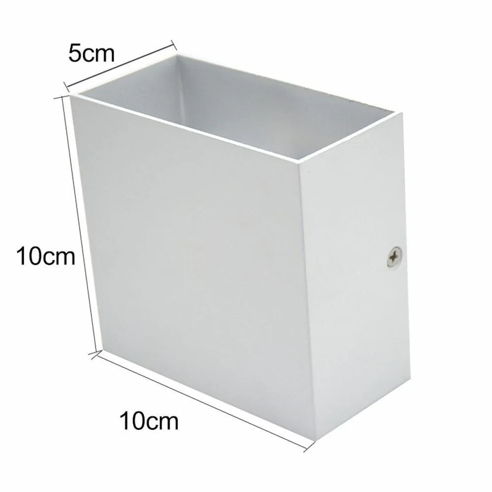 Indoor LED Wall Lamp 6W Living Room Bedside Corridor Aisle Hallway Wall Light UP and Down Aluminium 110V 220V