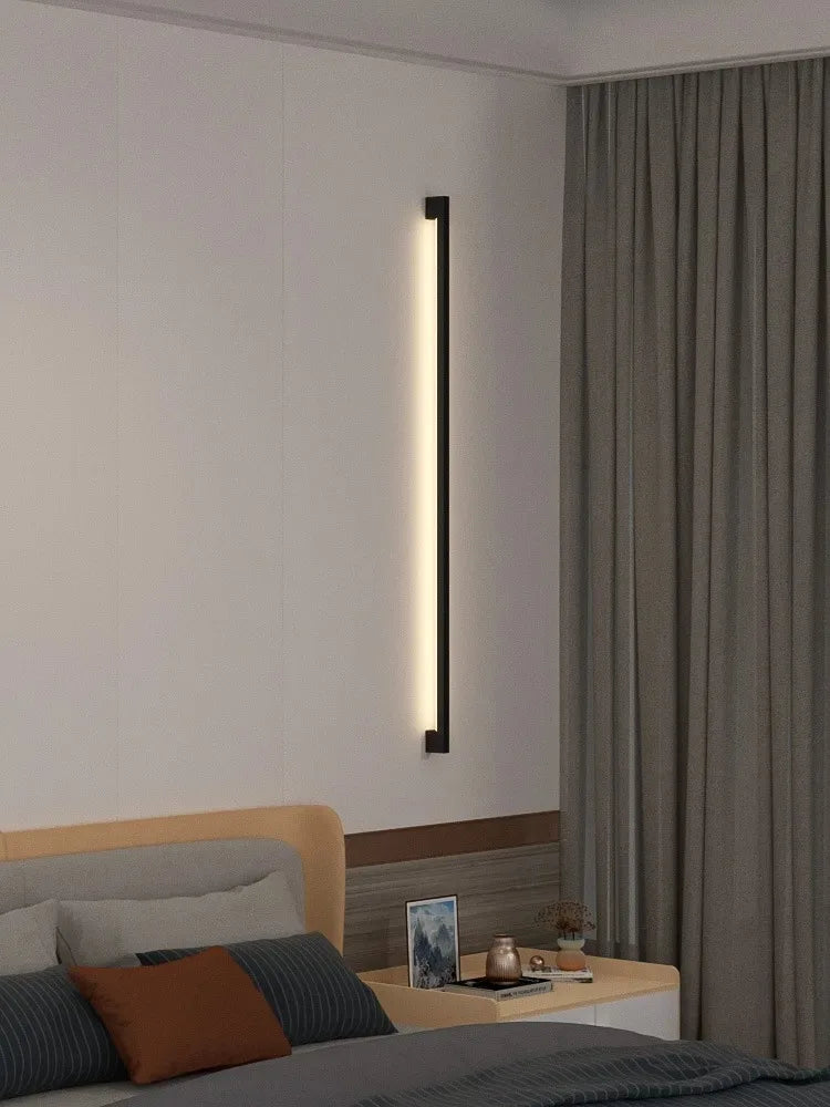Indoor Atmosphere Handle Wall Lamp Creative LED Strip Linear Lamp Modern Simple Nordic Living Room Decor Wall Lights