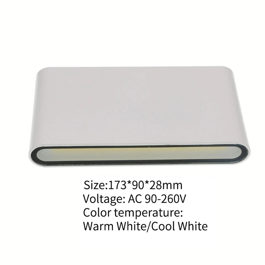 12W IP65 Waterproof Aluminum LED Wall Lamp