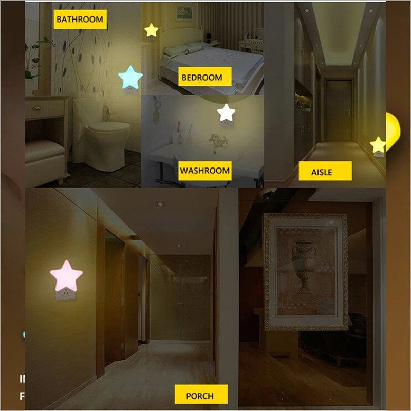 LED Star Night Light — EU/US Plug