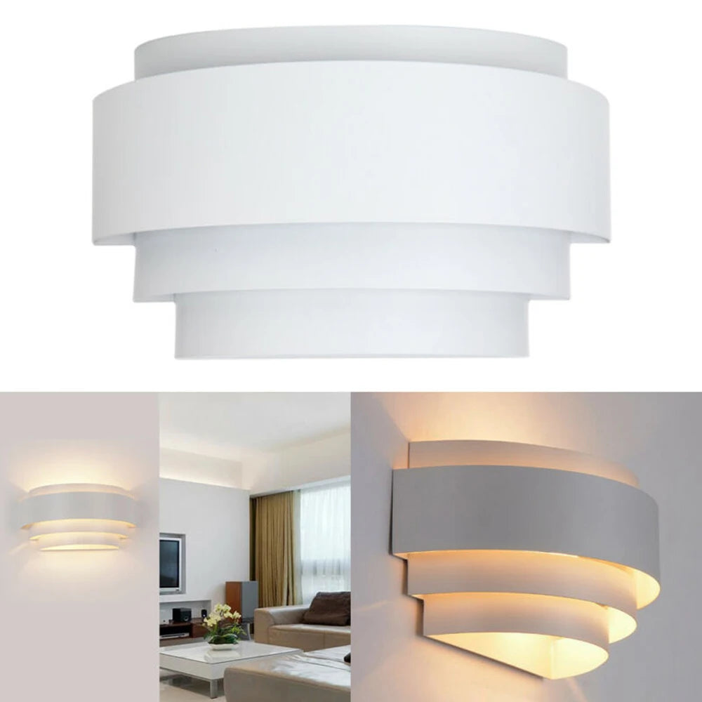 Nordic Style Indoor Lighting E27 LED Wall Lights Modern Up Down Bedside Lamp Fixture Sconce Indoor Corridor Living Room Bedroom