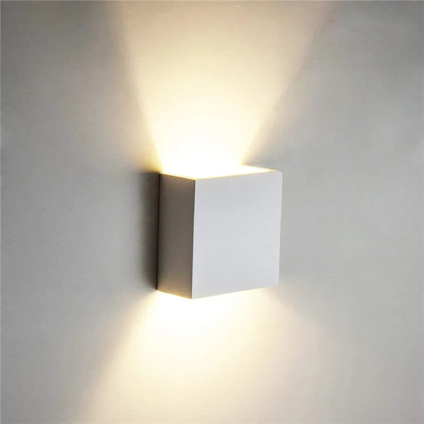 Indoor LED Wall Lamp 6W Living Room Bedside Corridor Aisle Hallway Wall Light UP and Down Aluminium 110V 220V