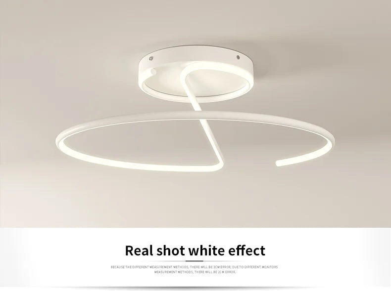 Living Room Lamp LED Chandeliers Indoor Lighting Light Fixture Kitchen Lustre Lamps White Chrome Lamp Fixture Home Decor