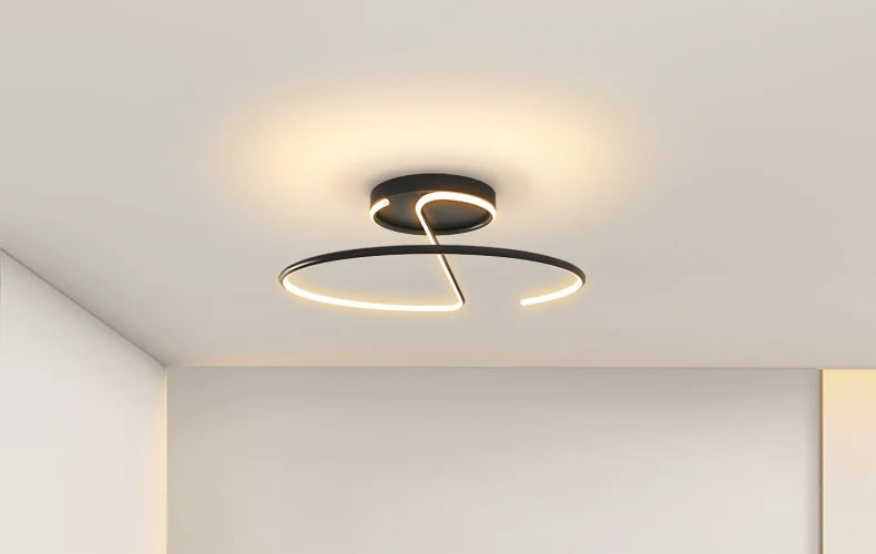 Living Room Lamp LED Chandeliers Indoor Lighting Light Fixture Kitchen Lustre Lamps White Chrome Lamp Fixture Home Decor