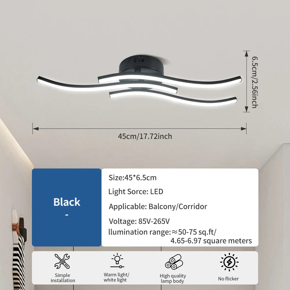 Dimmable LED Ceiling Light — 3 Color Modes