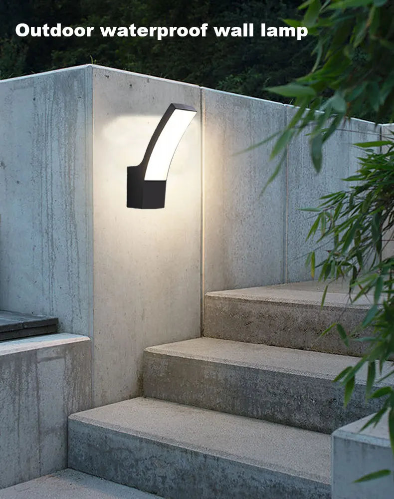 LED Indoor Wall Lamp Modern Simple Style for Bedroom Living Room Hallway Staircase Courtyard Entrance Balcony Garden Lighting