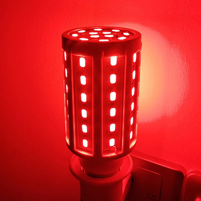 Indoor Lighting Home Lamp 5W/10W/15W/20W AC85-265V Spot Lamp E27 Red/Blue/Green/Yellow Led Corn Bulb Lampada Decorative Light