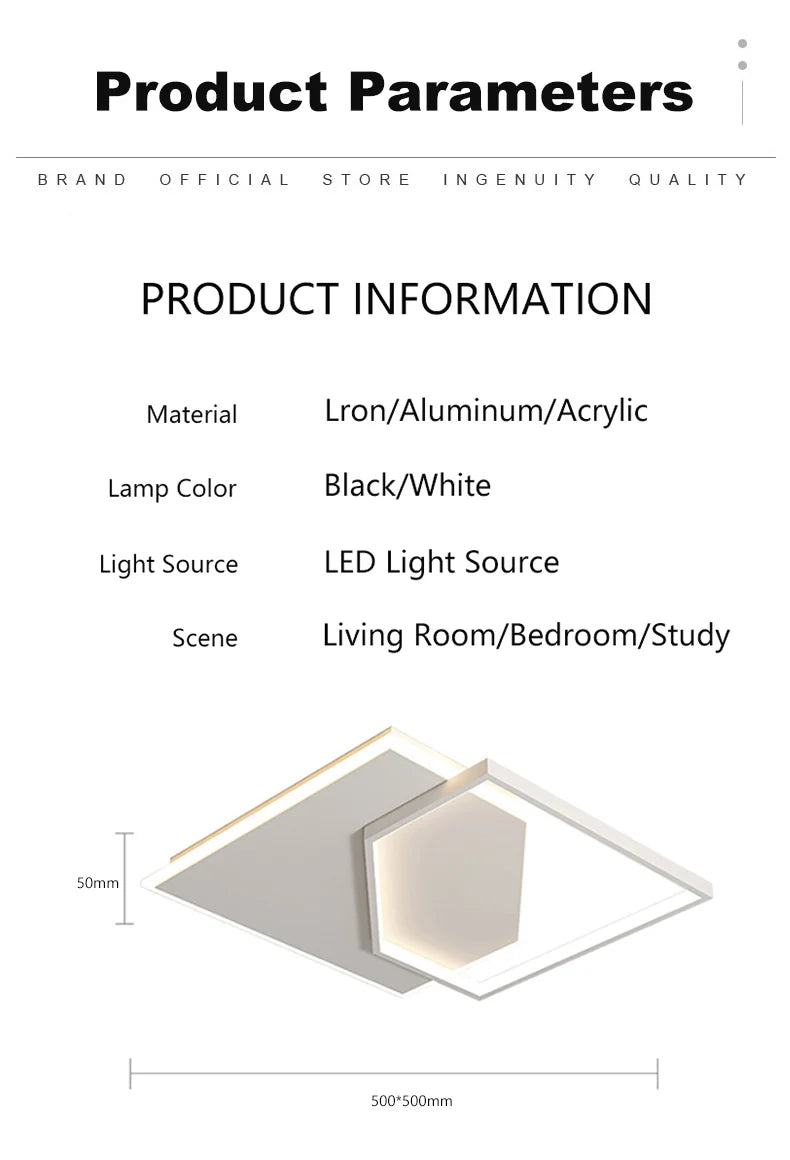 Modern LED Chandelier Indoor Lights For Bedroom Study Living Room Lighting Lamps Luminaria Lustres HOME Decoration