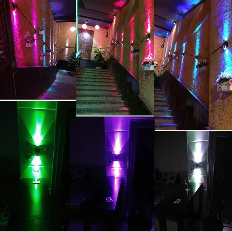 Indoor LED wall lamp 3W 6W aluminum lighting bedroom living room decoration corridor bar KTV lamp corridor wall lamp A85-265V
