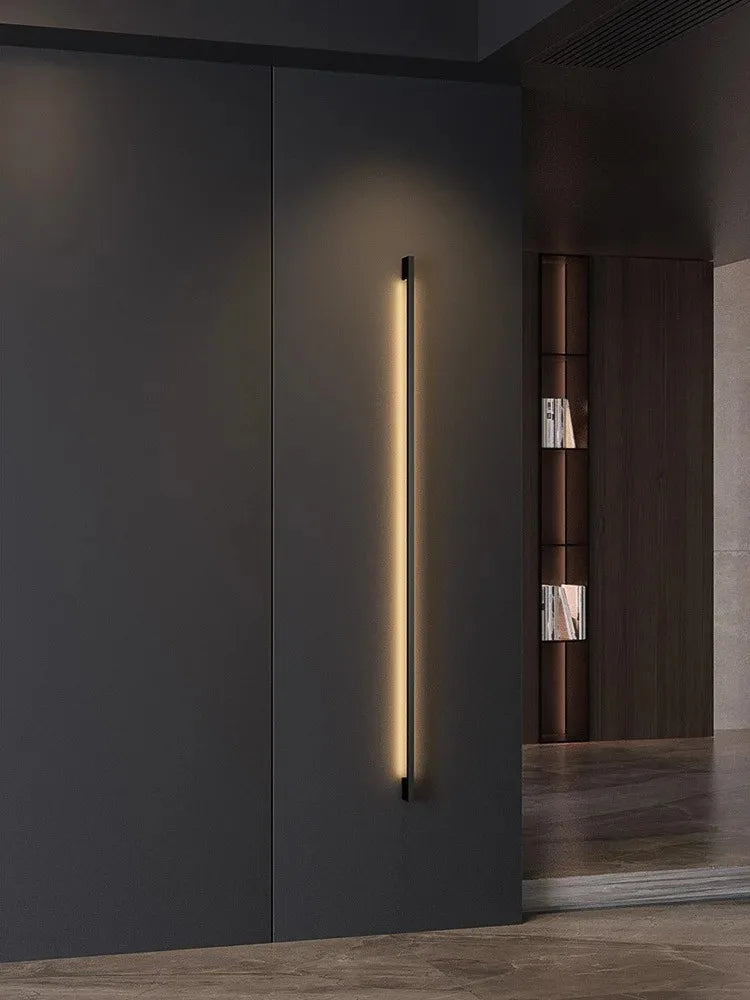 Indoor Atmosphere Handle Wall Lamp Creative LED Strip Linear Lamp Modern Simple Nordic Living Room Decor Wall Lights