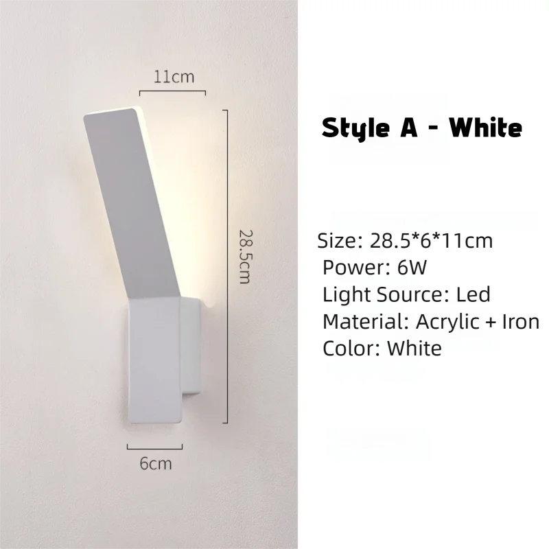 LED outdoor wall lamp IP65 modern simple waterproof hotel villa garden door creative outdoor lighting
