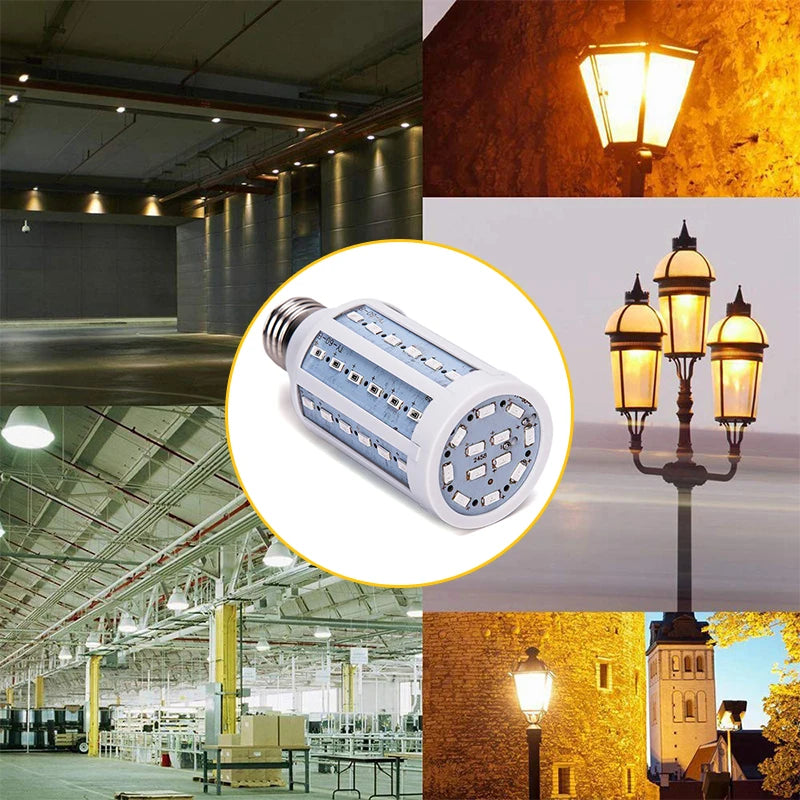 Indoor Lighting Home Lamp 5W/10W/15W/20W AC85-265V Spot Lamp E27 Red/Blue/Green/Yellow Led Corn Bulb Lampada Decorative Light