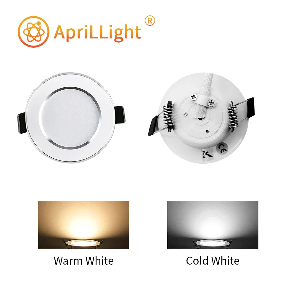 Recessed LED Tube Spotlight — 3W to 15W