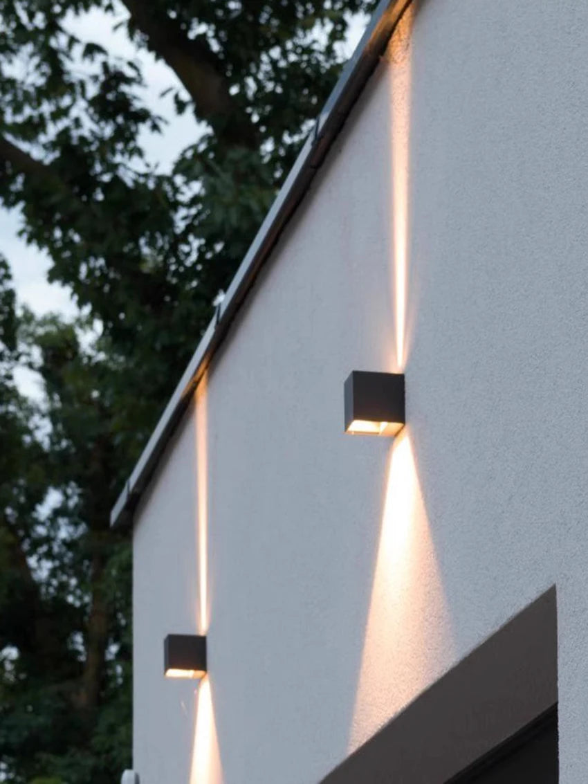 LED 6W/12W Outdoor Waterproof IP65 Wall Light Porch Garden Wall Lamp & Indoor Bedroom Living Room Decoration Lighting Lamp