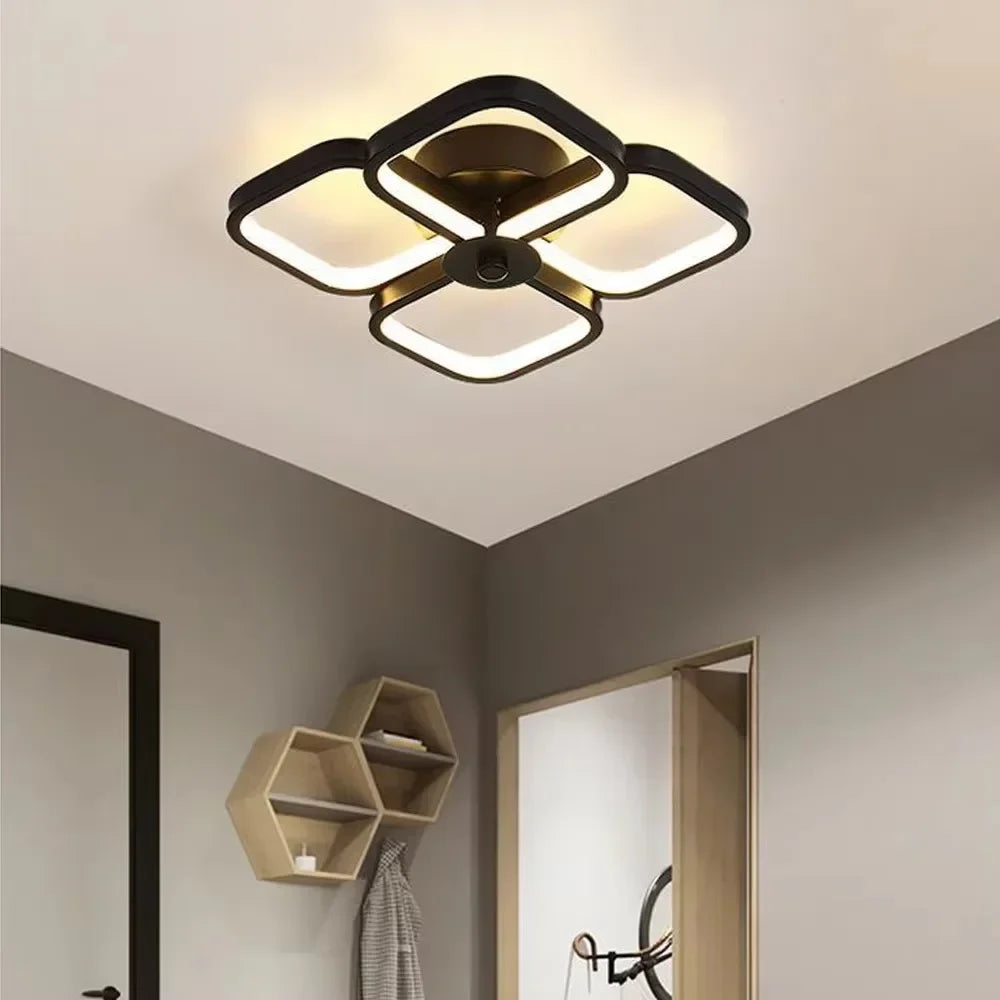 Indoor LED Lighting Fixtures Lack Led Aisle Ceiling Light Modern Lamps Square Shape Surface Living Room Household Deco Hallway