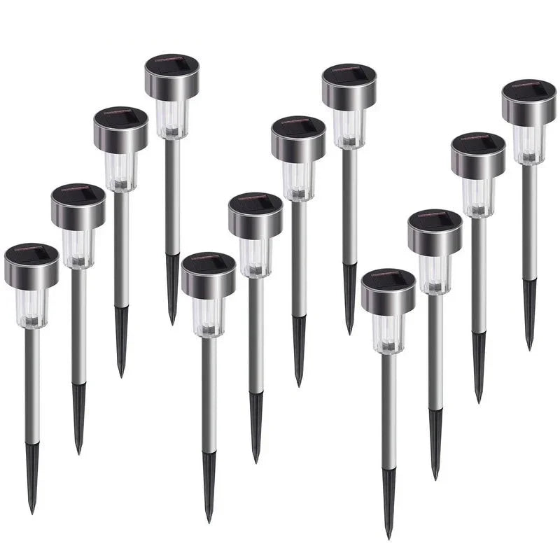 Outdoor Solar Lights Garden Lights Solar Powered Lamp Lantern Waterproof Landscape Lighting Pathway Yard Lawn Garden Decoration