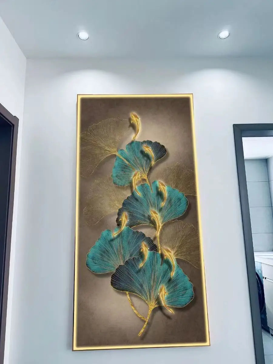 Ginkgo Mural LED Hanging Pendant Lamp