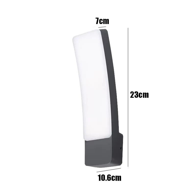 LED Indoor Wall Lamp Modern Simple Style for Bedroom Living Room Hallway Staircase Courtyard Entrance Balcony Garden Lighting