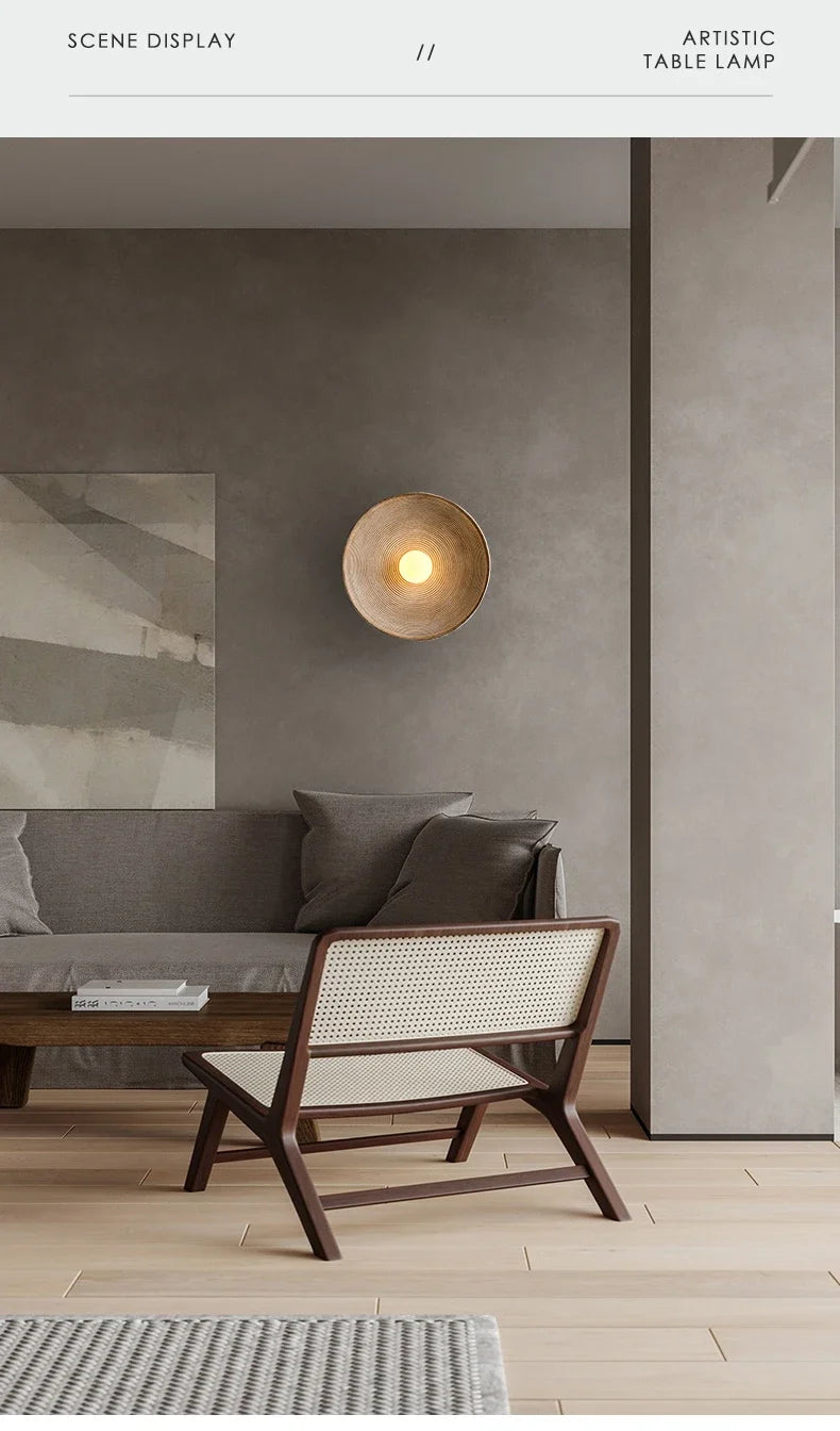 Indoor wall lamp.Retro style.Bedroom bedside lamp.Kitchen, study, balcony, corridor decoration.Resin material.Home lighting