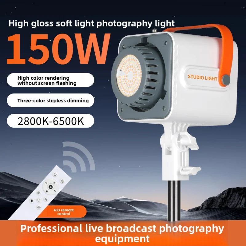 150W Tri-Color LED Photography & Streaming Light