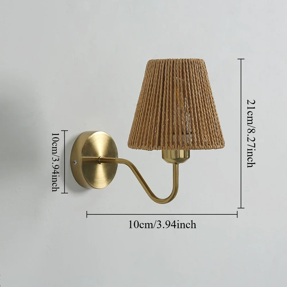 Nordic Minimalist Fabric Shade Wall Sconce