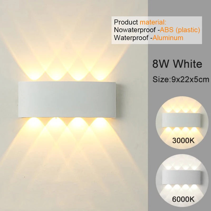 Up-Down LED Wall Sconce — Indoor & Outdoor