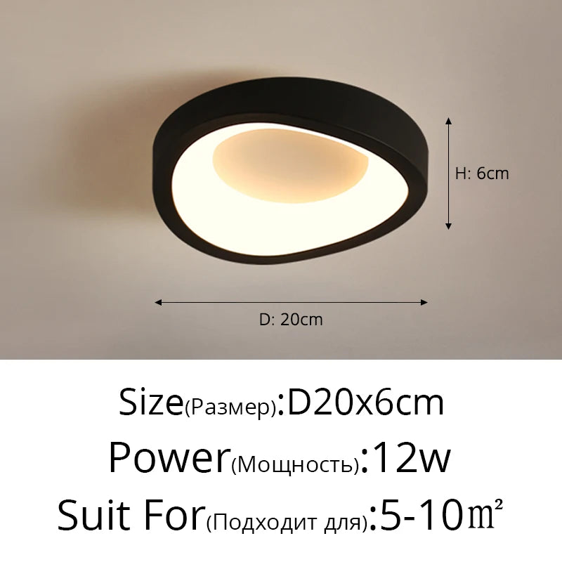 LED Cloakroom Minimalist Ceiling Light Indoor Lighting For Corridor Hallway Cloakroom Entrance Balcony Decorate Luster Lights